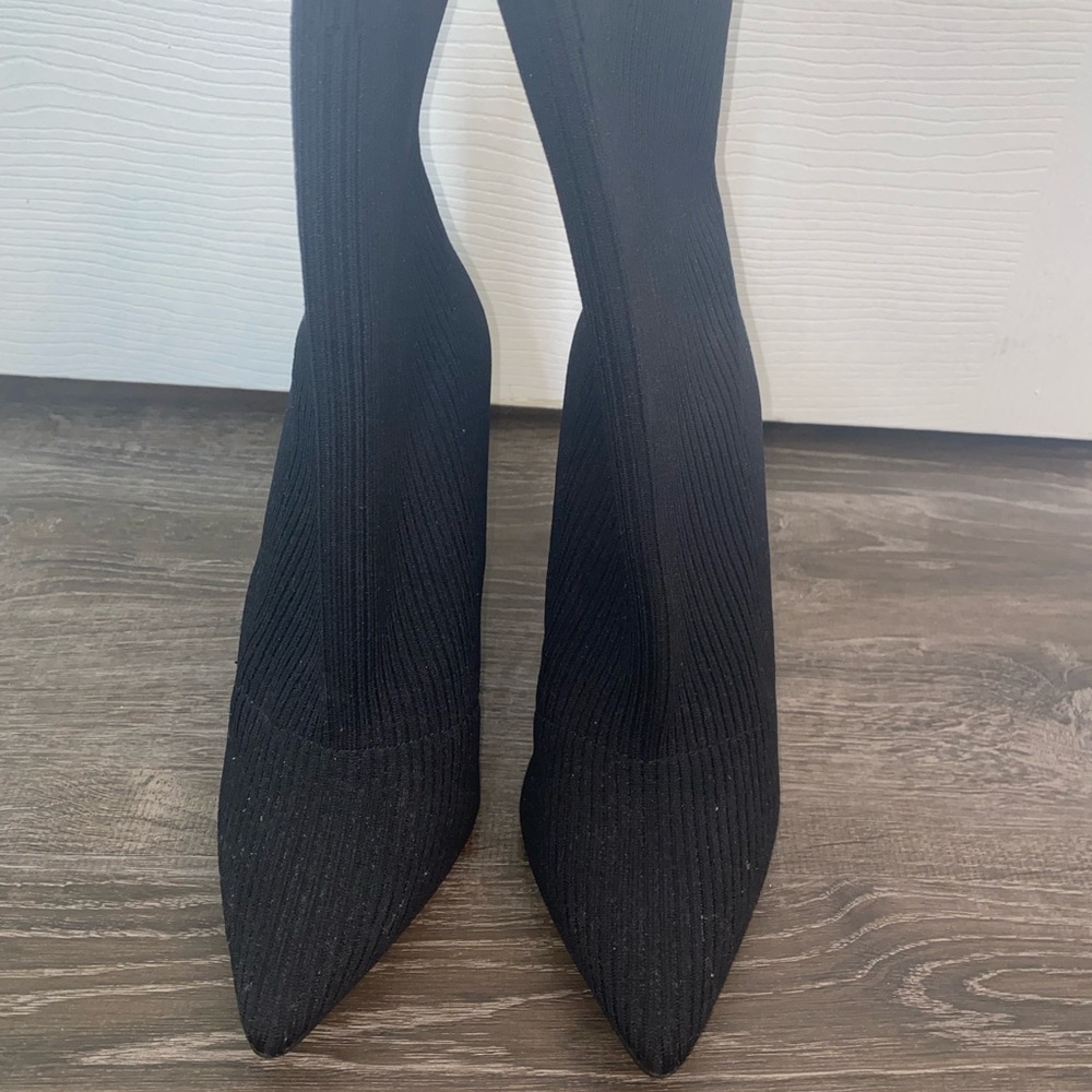 Steve Madden Black Booties Size 10 - image 3